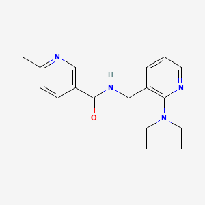 molecular formula C17H22N4O B4533774 N-{[2-(diethylamino)-3-pyridinyl]methyl}-6-methylnicotinamide 