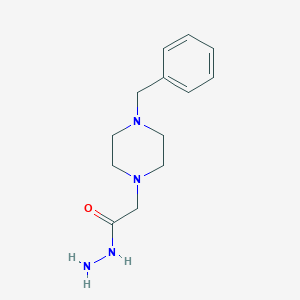 molecular formula C13H20N4O B045338 2-(4-苄基哌嗪-1-基)乙酰肼 CAS No. 24632-70-0
