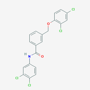 3-[(2,4-dichlorophenoxy)methyl]-N-(3,4-dichlorophenyl)benzamide