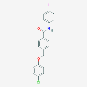 4-[(4-chlorophenoxy)methyl]-N-(4-iodophenyl)benzamide