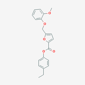 4-Ethylphenyl 5-[(2-methoxyphenoxy)methyl]-2-furoate
