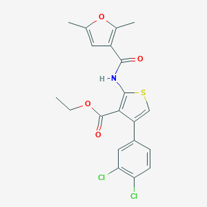 Ethyl 4-(3,4-dichlorophenyl)-2-[(2,5-dimethyl-3-furoyl)amino]-3-thiophenecarboxylate