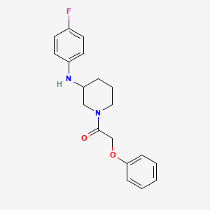 molecular formula C19H21FN2O2 B4534157 N-(4-fluorophenyl)-1-(phenoxyacetyl)-3-piperidinamine 