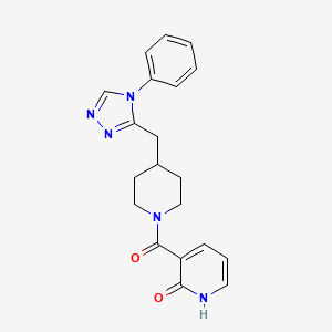 molecular formula C20H21N5O2 B4534222 3-({4-[(4-phenyl-4H-1,2,4-triazol-3-yl)methyl]piperidin-1-yl}carbonyl)pyridin-2-ol 