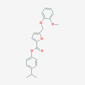 4-Isopropylphenyl 5-[(2-methoxyphenoxy)methyl]-2-furoate