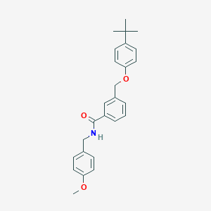 3-[(4-tert-butylphenoxy)methyl]-N-(4-methoxybenzyl)benzamide