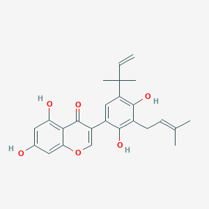 molecular formula C25H26O6 B045344 Fremontone CAS No. 124166-28-5