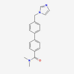 molecular formula C19H19N3O B4534402 4'-(1H-imidazol-1-ylmethyl)-N,N-dimethylbiphenyl-4-carboxamide 