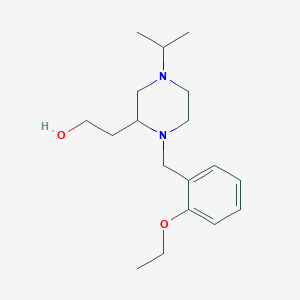 2-[1-(2-ethoxybenzyl)-4-isopropyl-2-piperazinyl]ethanol
