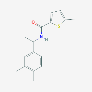 N-[1-(3,4-dimethylphenyl)ethyl]-5-methylthiophene-2-carboxamide