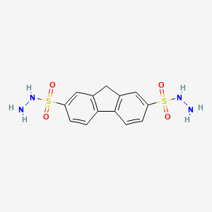 molecular formula C13H14N4O4S2 B4535009 9H-fluorene-2,7-disulfonohydrazide CAS No. 29624-87-1