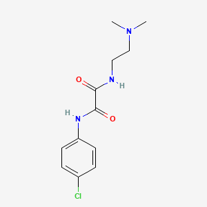 molecular formula C12H16ClN3O2 B4535099 N-(4-chlorophenyl)-N'-[2-(dimethylamino)ethyl]ethanediamide 