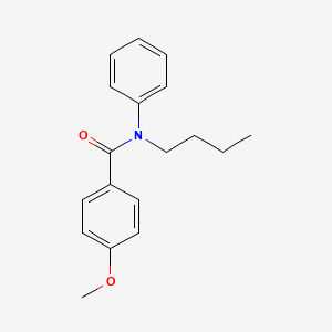molecular formula C18H21NO2 B4535523 N-butyl-4-methoxy-N-phenylbenzamide 