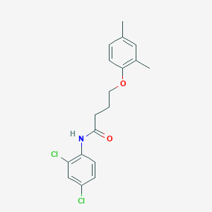 molecular formula C18H19Cl2NO2 B4535706 N-(2,4-dichlorophenyl)-4-(2,4-dimethylphenoxy)butanamide 