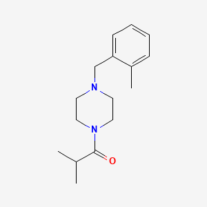 molecular formula C16H24N2O B4536201 1-isobutyryl-4-(2-methylbenzyl)piperazine 