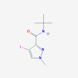 N-(tert-butyl)-4-iodo-1-methyl-1H-pyrazole-3-carboxamide