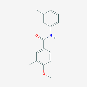 molecular formula C16H17NO2 B4536707 4-methoxy-3-methyl-N-(3-methylphenyl)benzamide 