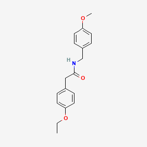 molecular formula C18H21NO3 B4536834 2-(4-ethoxyphenyl)-N-(4-methoxybenzyl)acetamide 