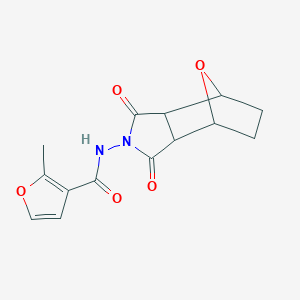 molecular formula C14H14N2O5 B453687 N-(1,3-dioxooctahydro-2H-4,7-epoxyisoindol-2-yl)-2-methylfuran-3-carboxamide 