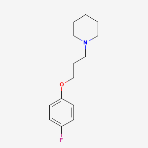molecular formula C14H20FNO B4537188 1-[3-(4-fluorophenoxy)propyl]piperidine 