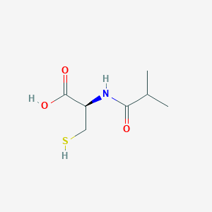 molecular formula C7H13NO3S B045373 N-异丁酰-L-半胱氨酸 CAS No. 124529-02-8