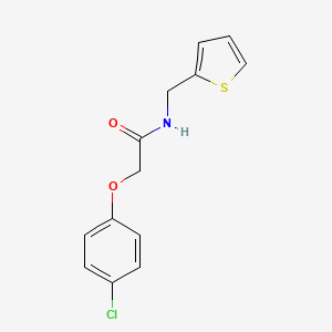 molecular formula C13H12ClNO2S B4537468 2-(4-chlorophenoxy)-N-(2-thienylmethyl)acetamide 