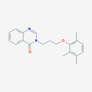 molecular formula C20H22N2O2 B4537567 3-[3-(2,3,6-trimethylphenoxy)propyl]-4(3H)-quinazolinone 