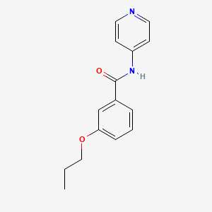 molecular formula C15H16N2O2 B4537934 3-propoxy-N-4-pyridinylbenzamide 