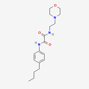 molecular formula C18H27N3O3 B4537942 N-(4-butylphenyl)-N'-[2-(4-morpholinyl)ethyl]ethanediamide 