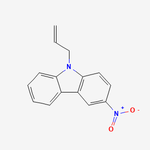 molecular formula C15H12N2O2 B4538115 9-allyl-3-nitro-9H-carbazole 