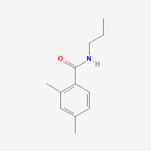 molecular formula C12H17NO B4538136 2,4-dimethyl-N-propylbenzamide 