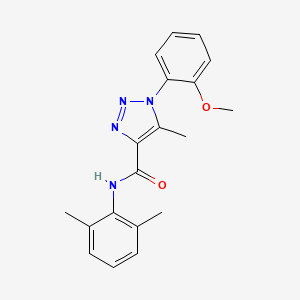 molecular formula C19H20N4O2 B4538199 N-(2,6-dimethylphenyl)-1-(2-methoxyphenyl)-5-methyl-1H-1,2,3-triazole-4-carboxamide 