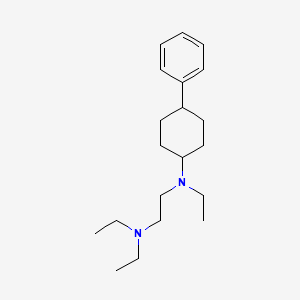 molecular formula C20H34N2 B4538382 N,N,N'-triethyl-N'-(4-phenylcyclohexyl)-1,2-ethanediamine 