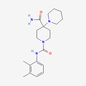 molecular formula C20H30N4O2 B4538628 N~1~'-(2,3-dimethylphenyl)-1,4'-bipiperidine-1',4'-dicarboxamide 