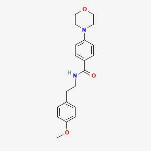 N-[2-(4-methoxyphenyl)ethyl]-4-(4-morpholinyl)benzamide