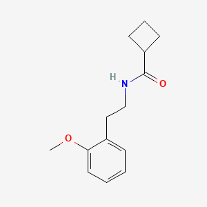 molecular formula C14H19NO2 B4539019 N-[2-(2-methoxyphenyl)ethyl]cyclobutanecarboxamide 