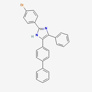 molecular formula C27H19BrN2 B4539094 5-(4-biphenylyl)-2-(4-bromophenyl)-4-phenyl-1H-imidazole 