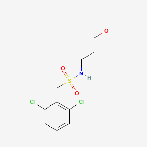 molecular formula C11H15Cl2NO3S B4539157 1-(2,6-dichlorophenyl)-N-(3-methoxypropyl)methanesulfonamide 