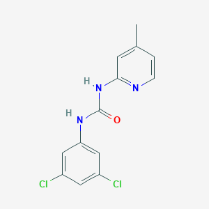 molecular formula C13H11Cl2N3O B4539309 N-(3,5-dichlorophenyl)-N'-(4-methyl-2-pyridinyl)urea 