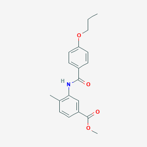Methyl 4-methyl-3-[(4-propoxybenzoyl)amino]benzoate