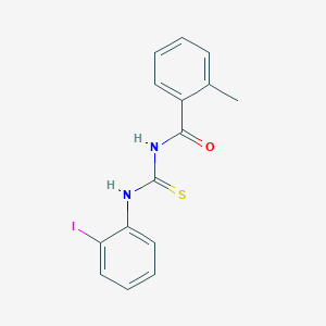 N-[(2-iodophenyl)carbamothioyl]-2-methylbenzamide