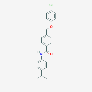 N-(4-sec-butylphenyl)-4-[(4-chlorophenoxy)methyl]benzamide