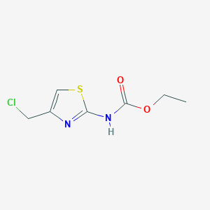 molecular formula C7H9ClN2O2S B045397 Ethyl [4-(chloromethyl)-1,3-thiazol-2-yl]carbamate CAS No. 111608-52-7