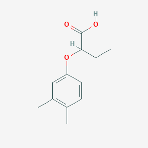 molecular formula C12H16O3 B453970 2-(3,4-Dimethylphenoxy)butanoic acid CAS No. 25140-78-7