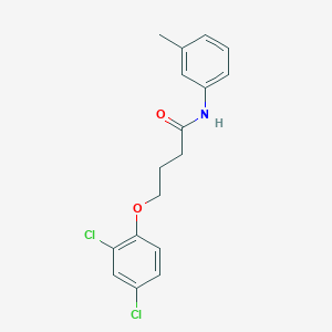 molecular formula C17H17Cl2NO2 B4539779 4-(2,4-dichlorophenoxy)-N-(3-methylphenyl)butanamide 