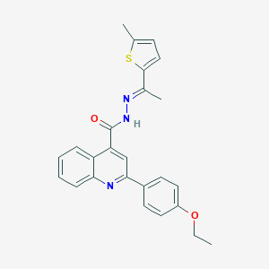 2-(4-ethoxyphenyl)-N'-[1-(5-methyl-2-thienyl)ethylidene]-4-quinolinecarbohydrazide