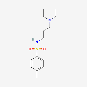 molecular formula C14H24N2O2S B4539865 N-[3-(diethylamino)propyl]-4-methylbenzenesulfonamide CAS No. 32411-06-6