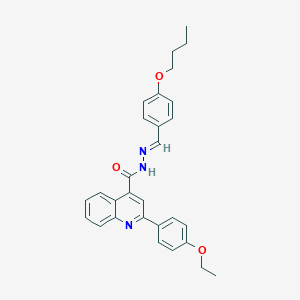 N'-(4-butoxybenzylidene)-2-(4-ethoxyphenyl)-4-quinolinecarbohydrazide
