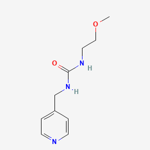 molecular formula C10H15N3O2 B4539880 N-(2-methoxyethyl)-N'-(4-pyridinylmethyl)urea 