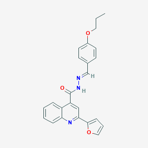 2-(2-furyl)-N'-(4-propoxybenzylidene)-4-quinolinecarbohydrazide